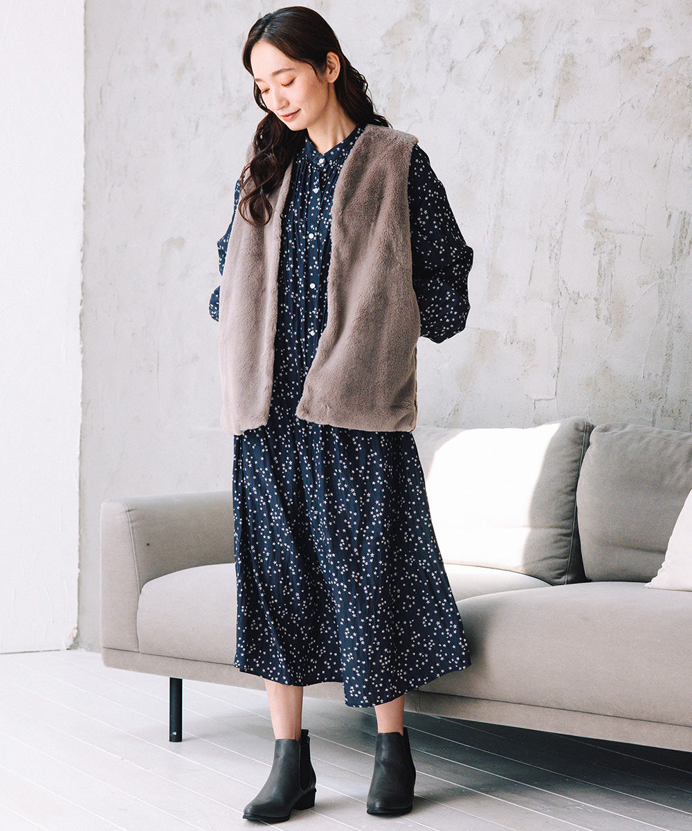 FONTLAB カットベロア×エコファーコンビジレ