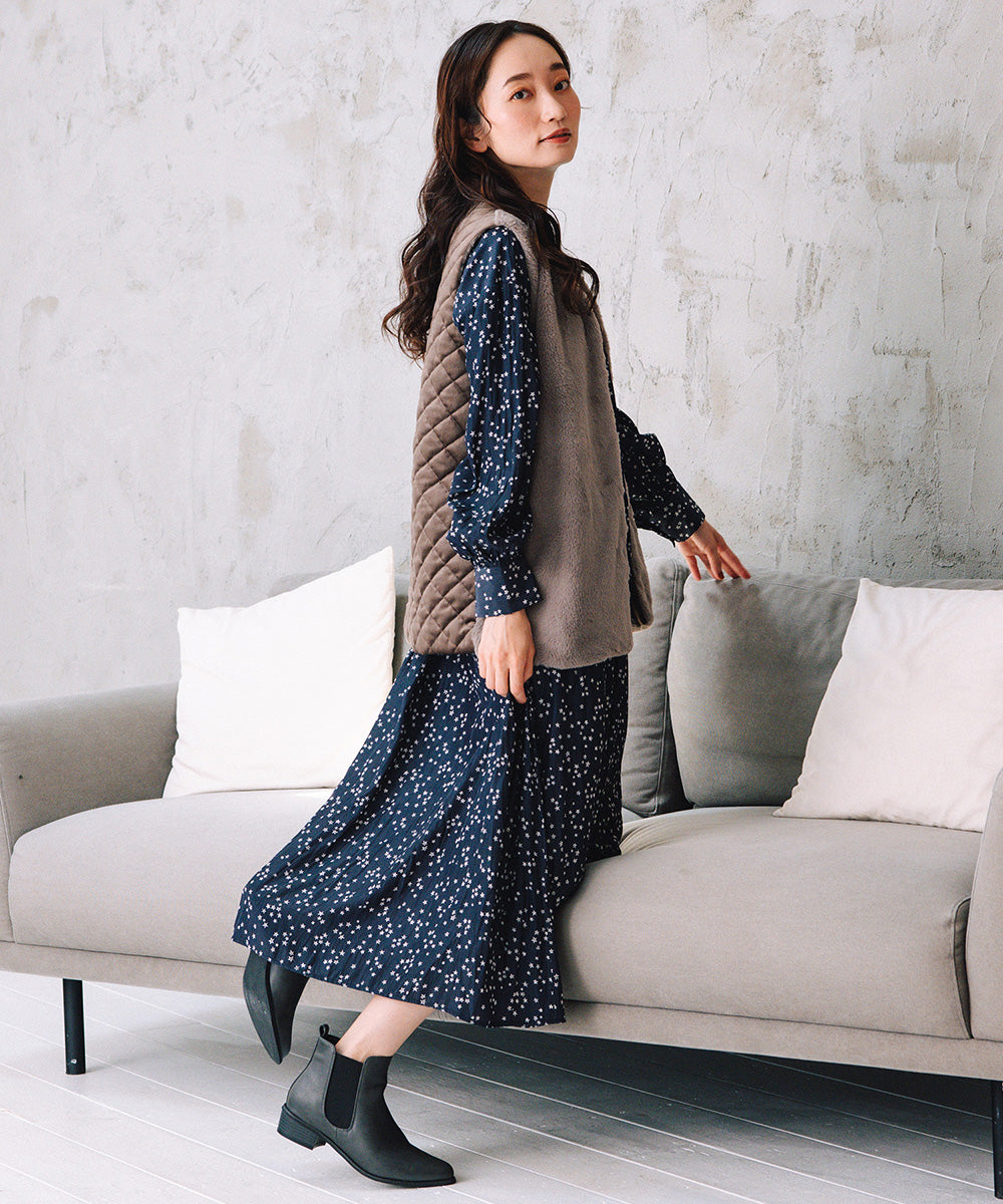 FONTLAB カットベロア×エコファーコンビジレ