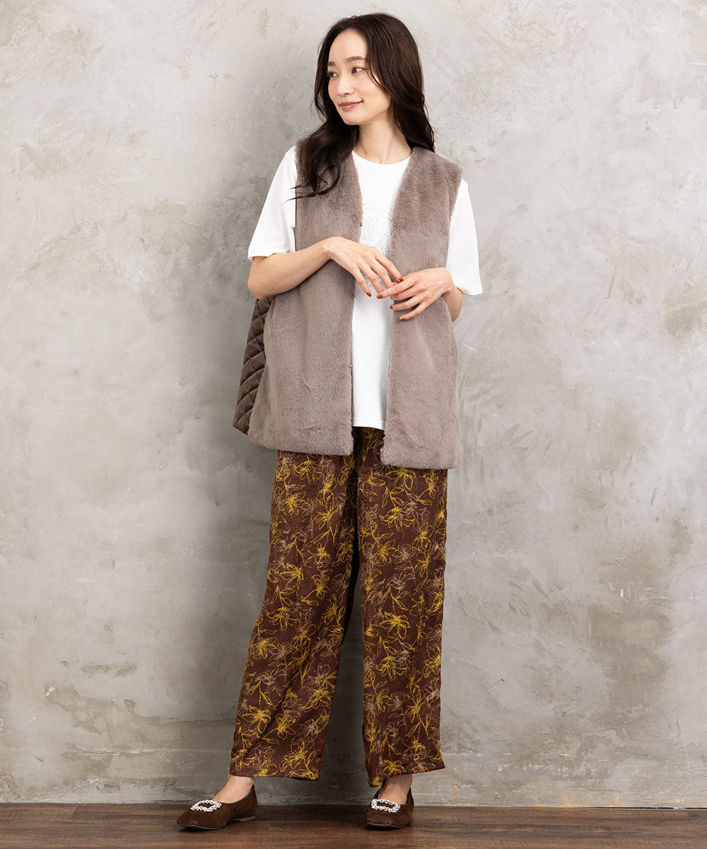 21号(6L～) FONTLAB カットベロア×エコファーコンビジレ