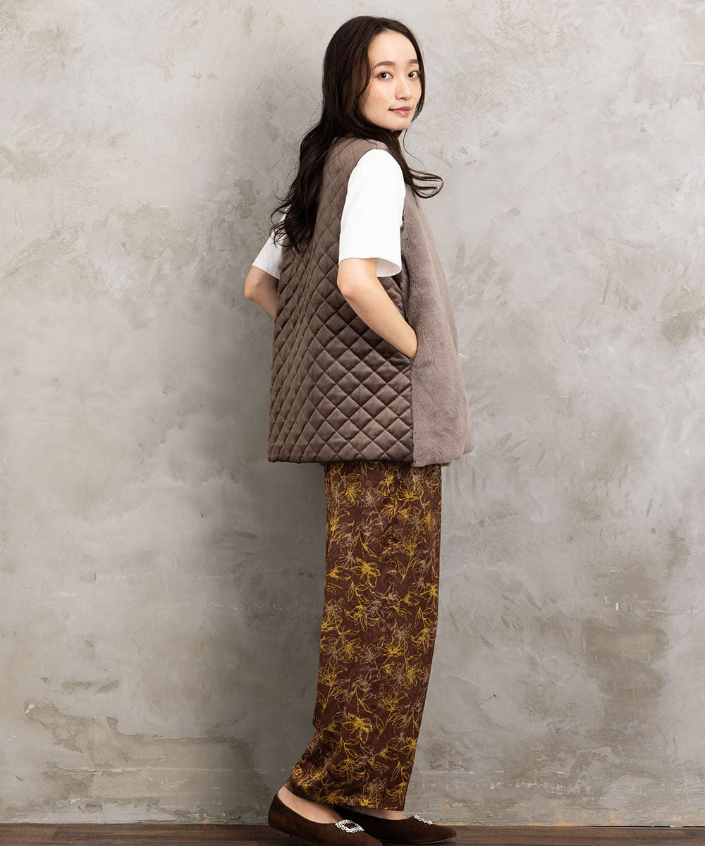 21号(6L～) FONTLAB カットベロア×エコファーコンビジレ