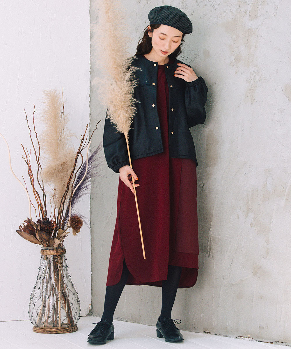 FONTLAB マシュマロレザーライクブルゾン