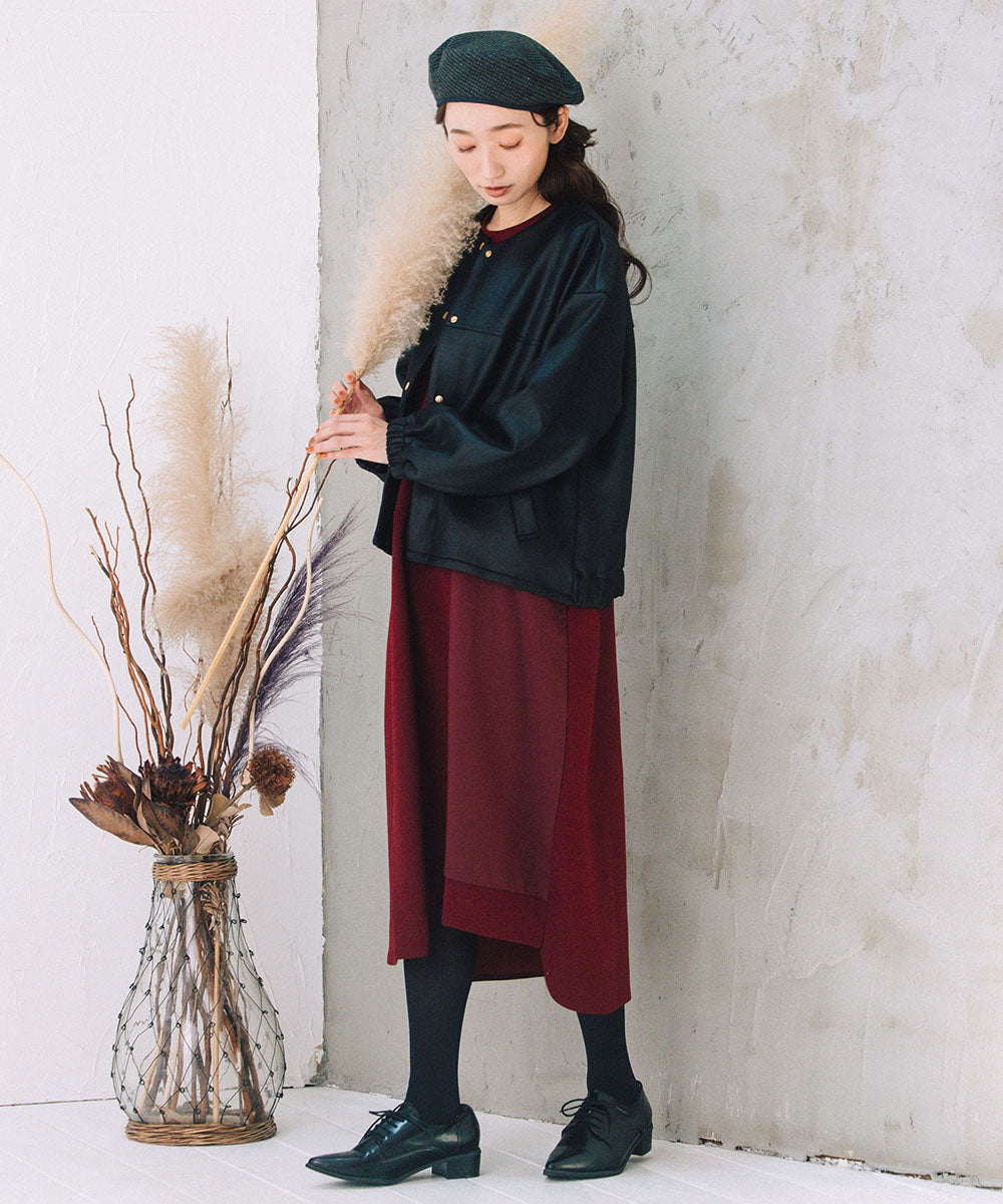 FONTLAB マシュマロレザーライクブルゾン