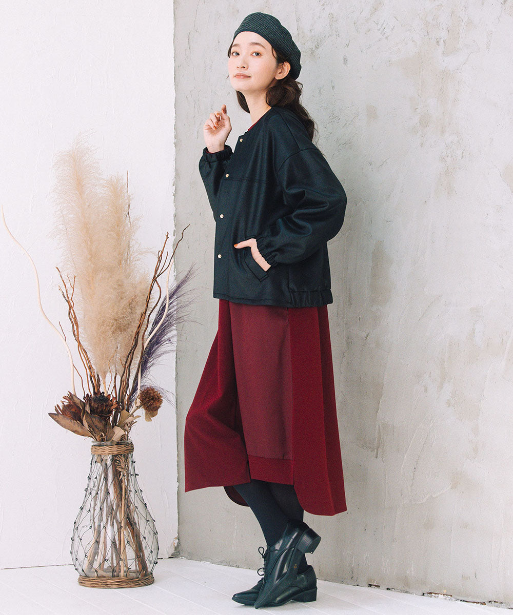 FONTLAB マシュマロレザーライクブルゾン