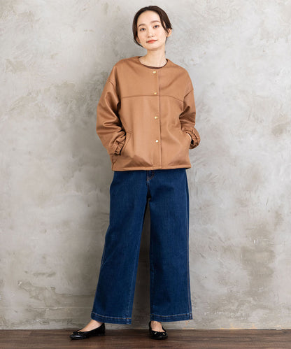 FONTLAB マシュマロレザーライクブルゾン