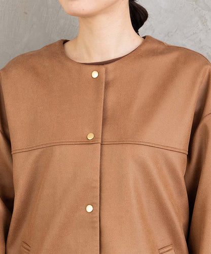 FONTLAB マシュマロレザーライクブルゾン