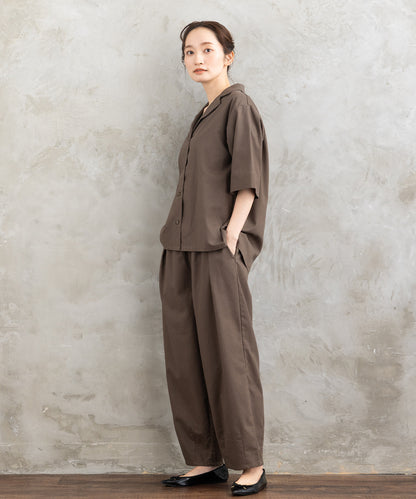 FONTLAB リネンブレンドハーフスリーブジャケット