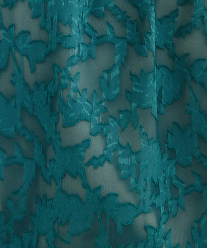 21号(6L～) FONTLAB フラワージャガードシアーブルゾン