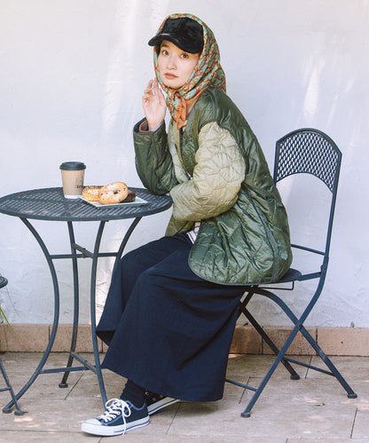 21号(6L～) FONTLAB キルティングMIXブルゾン