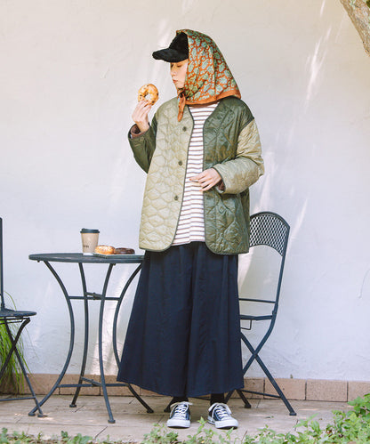 21号(6L～) FONTLAB キルティングMIXブルゾン