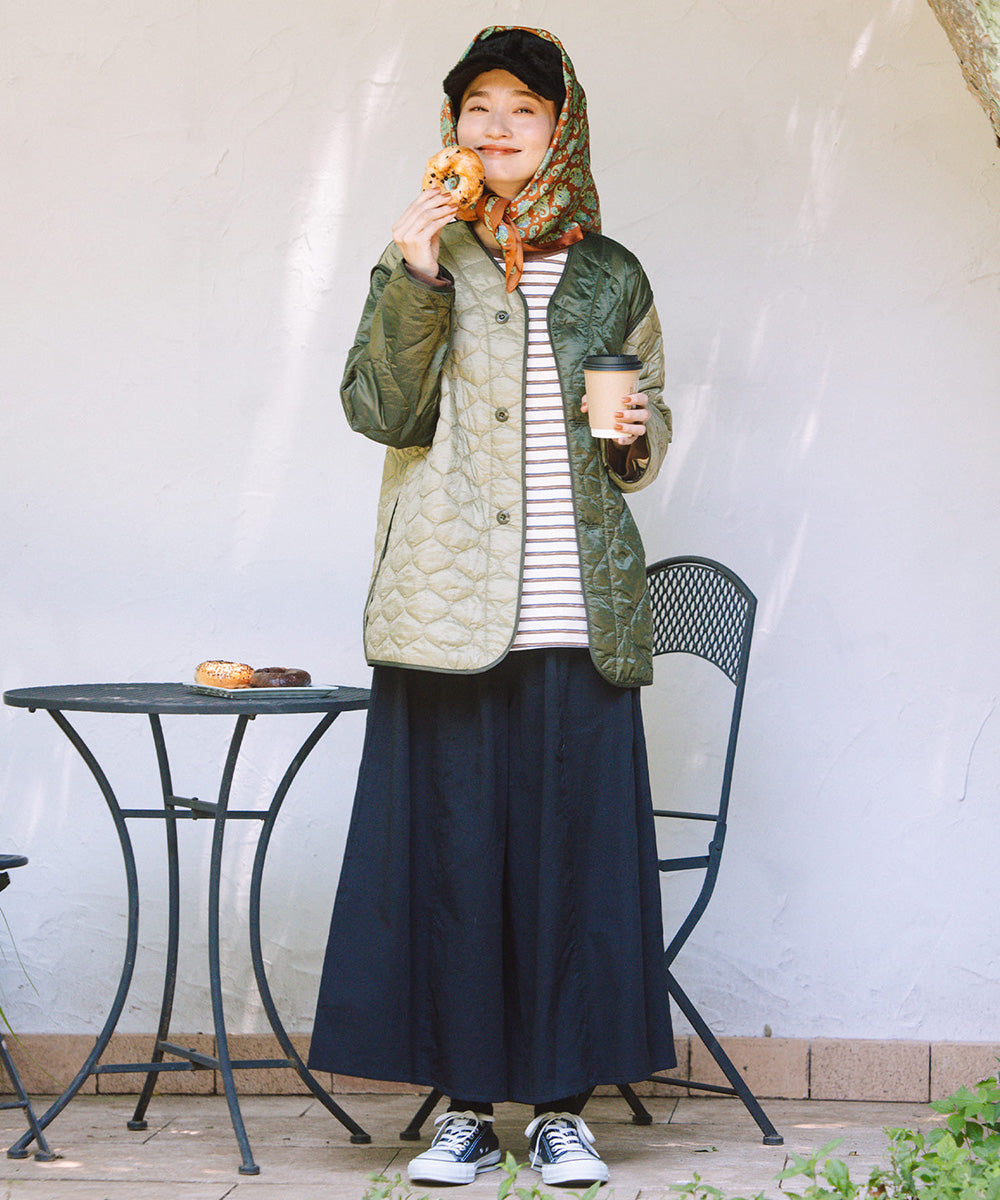 21号(6L～) FONTLAB キルティングMIXブルゾン