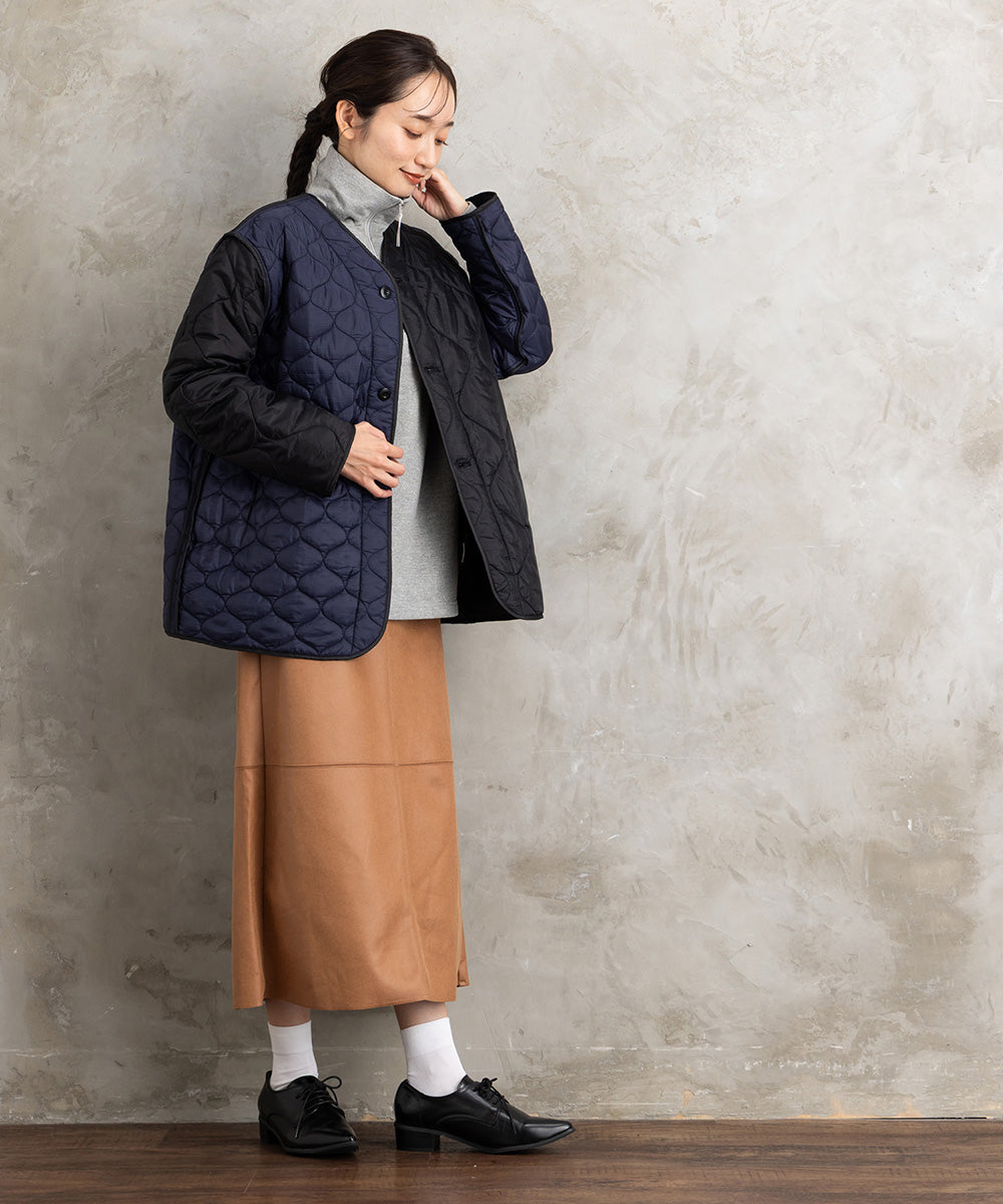 FONTLAB キルティングMIXブルゾン