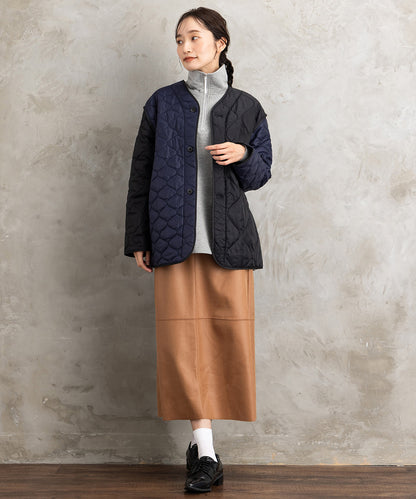 FONTLAB キルティングMIXブルゾン