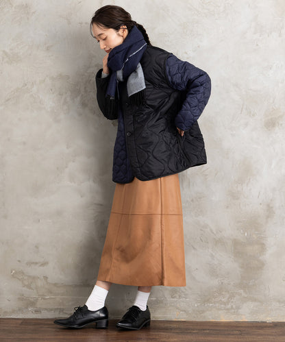 FONTLAB キルティングMIXブルゾン