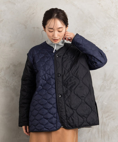 21号(6L～) FONTLAB キルティングMIXブルゾン