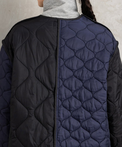 21号(6L～) FONTLAB キルティングMIXブルゾン