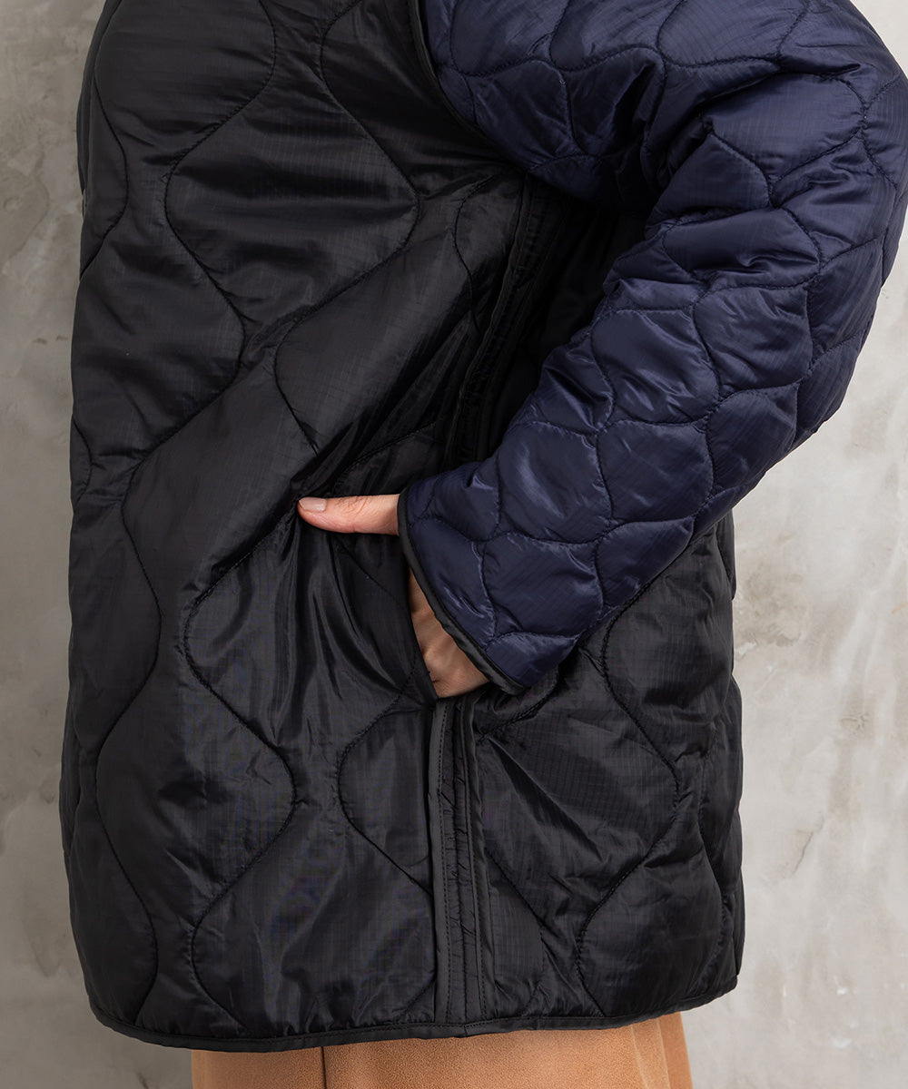 FONTLAB キルティングMIXブルゾン