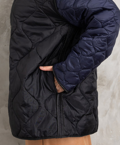 FONTLAB キルティングMIXブルゾン