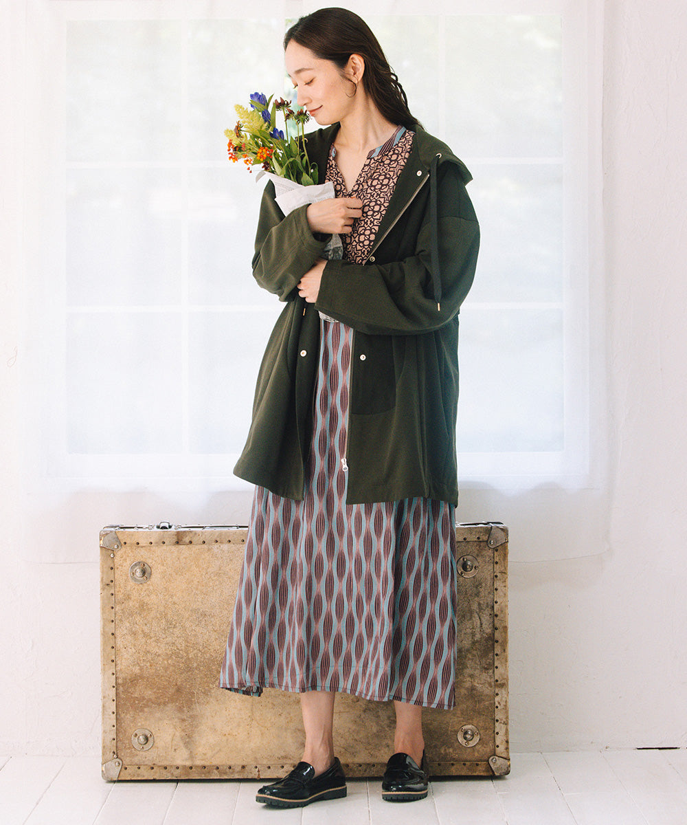 FONTLAB 布帛コンビマウンテンパーカー