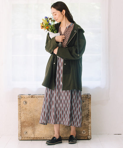 FONTLAB 布帛コンビマウンテンパーカー