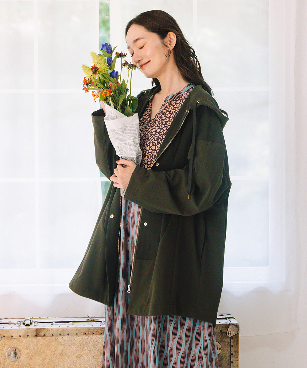 21号(6L～) FONTLAB 布帛コンビマウンテンパーカー