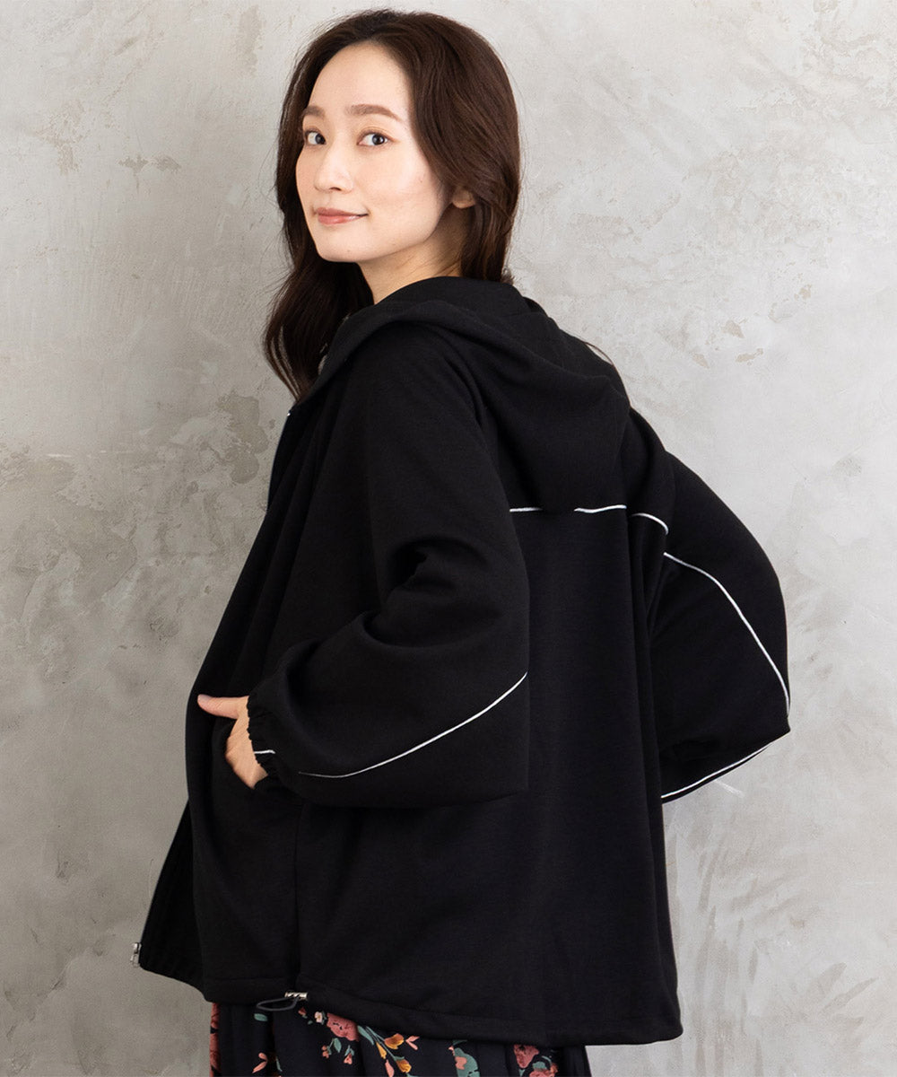 FONTLAB ラメパイピングダンボールドロストブルゾン