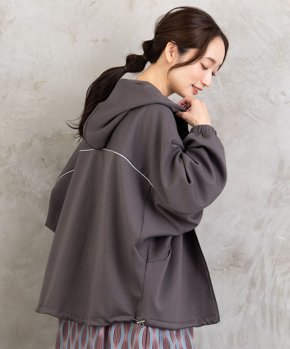 FONTLAB ラメパイピングダンボールドロストブルゾン