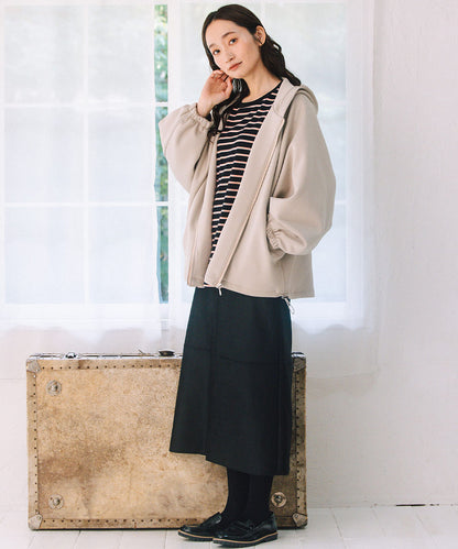 FONTLAB ラメパイピングダンボールドロストブルゾン