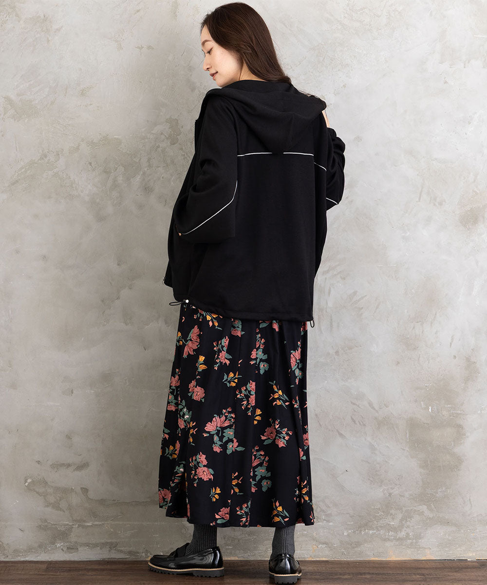 FONTLAB ラメパイピングダンボールドロストブルゾン