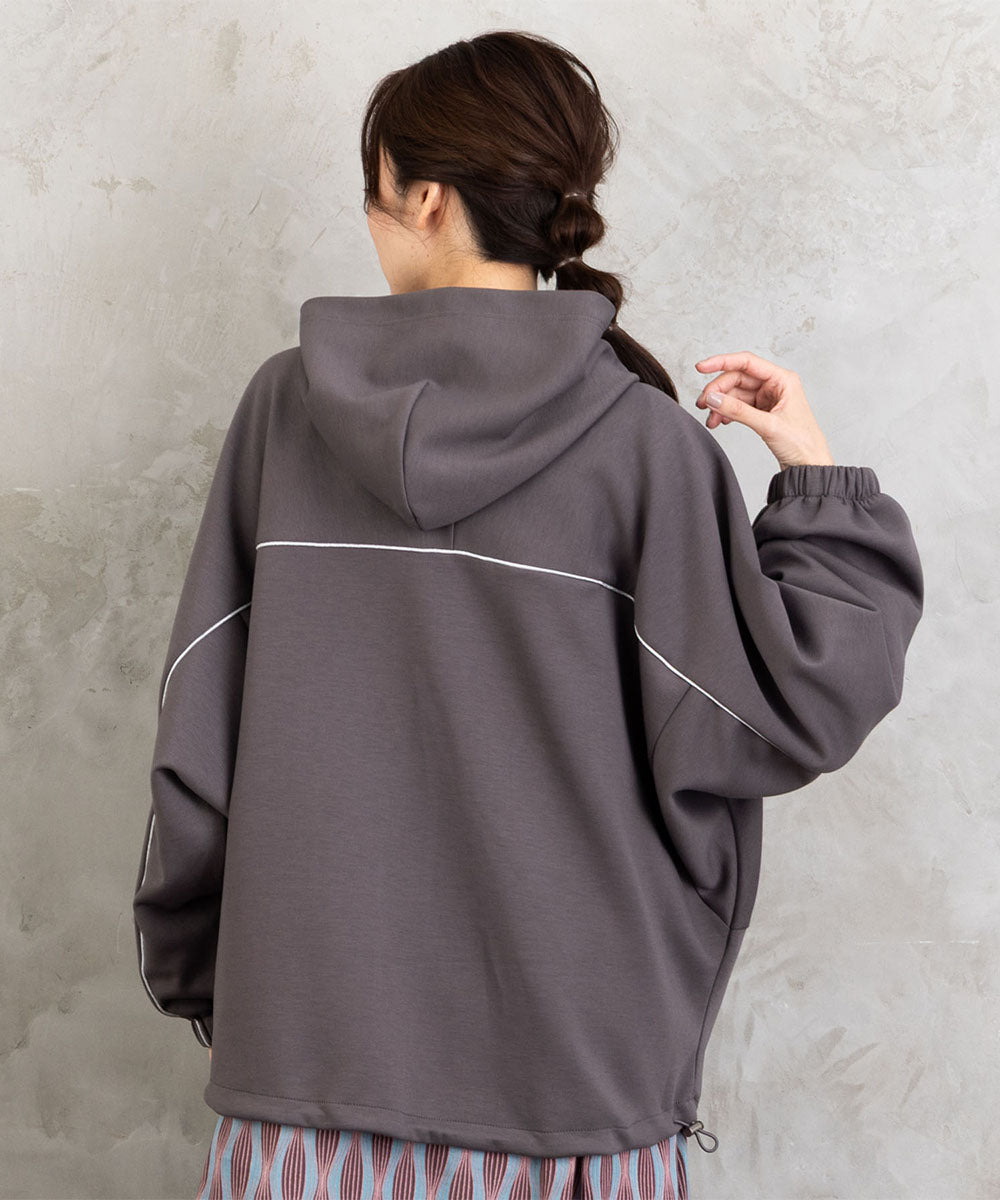 FONTLAB ラメパイピングダンボールドロストブルゾン