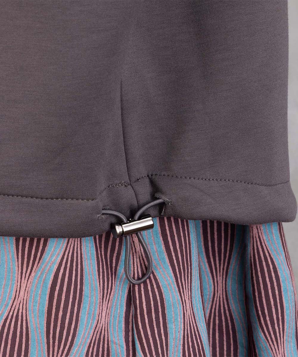 FONTLAB ラメパイピングダンボールドロストブルゾン