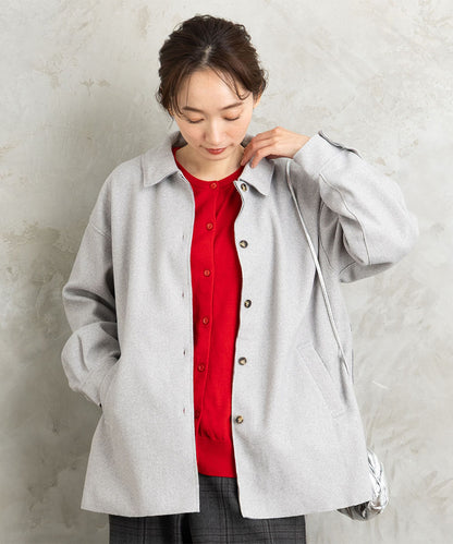 21号(6L～) FONTLAB ライトメルトンシャツジャケット