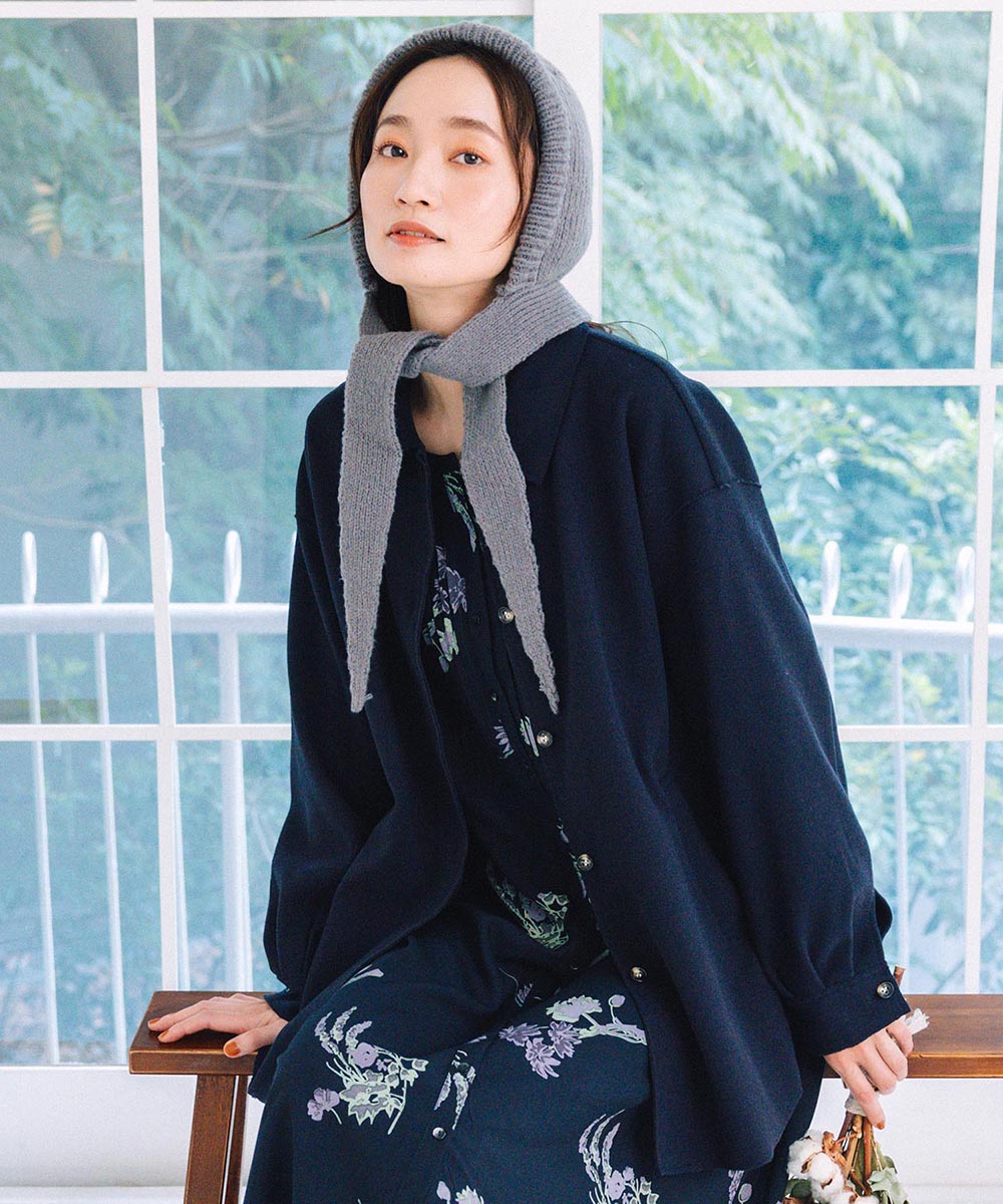 21号(6L～) FONTLAB ライトメルトンシャツジャケット