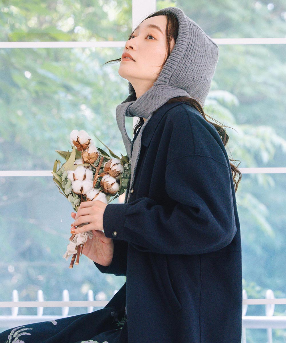 FONTLAB ライトメルトンシャツジャケット