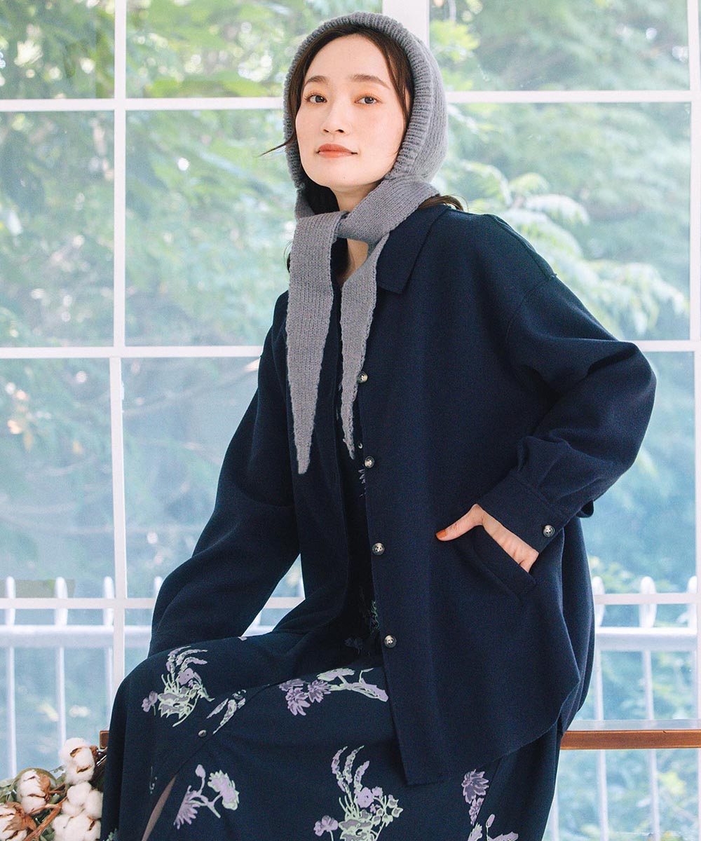 21号(6L～) FONTLAB ライトメルトンシャツジャケット