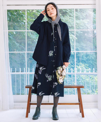 21号(6L～) FONTLAB ライトメルトンシャツジャケット