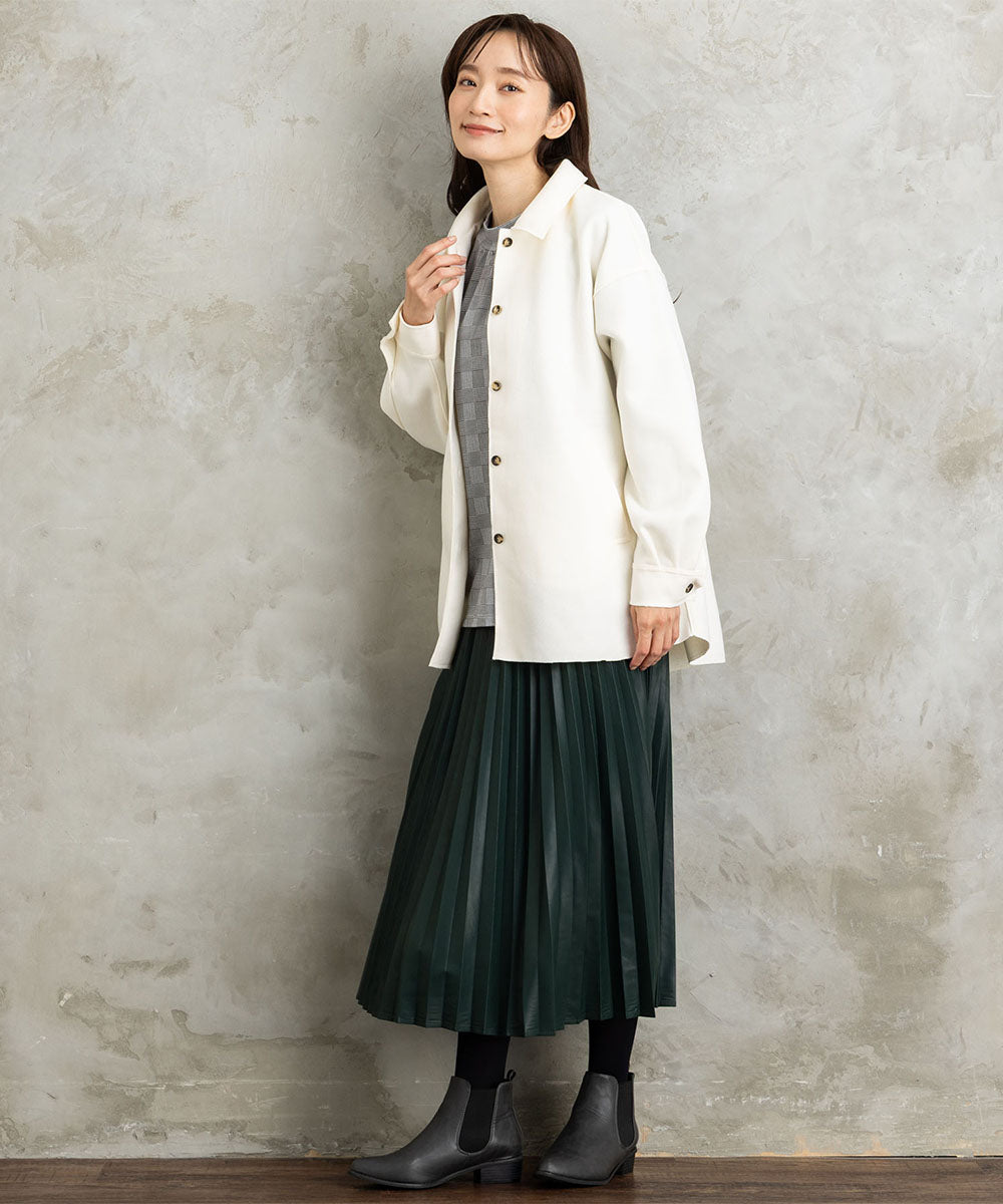 21号(6L～) FONTLAB ライトメルトンシャツジャケット