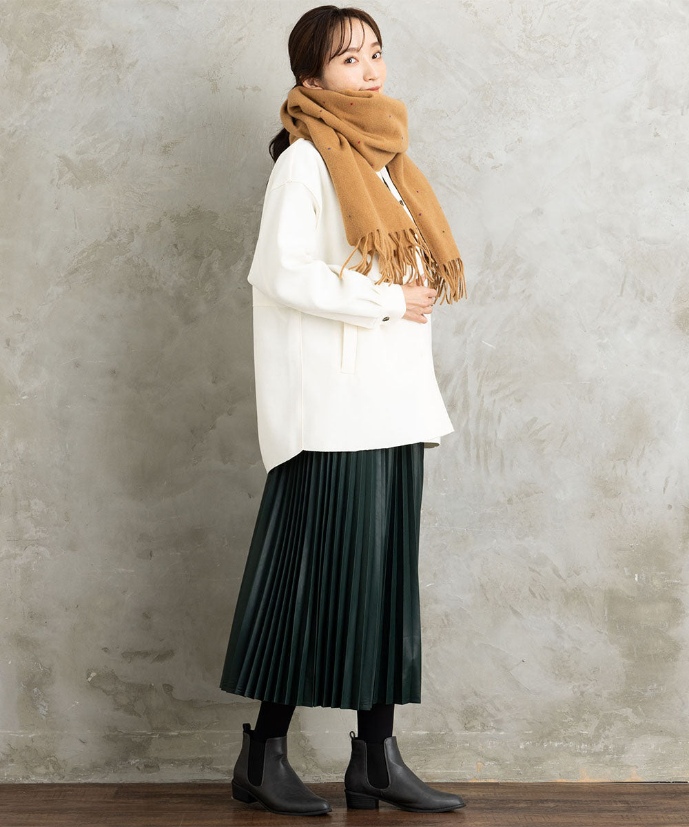 21号(6L～) FONTLAB ライトメルトンシャツジャケット