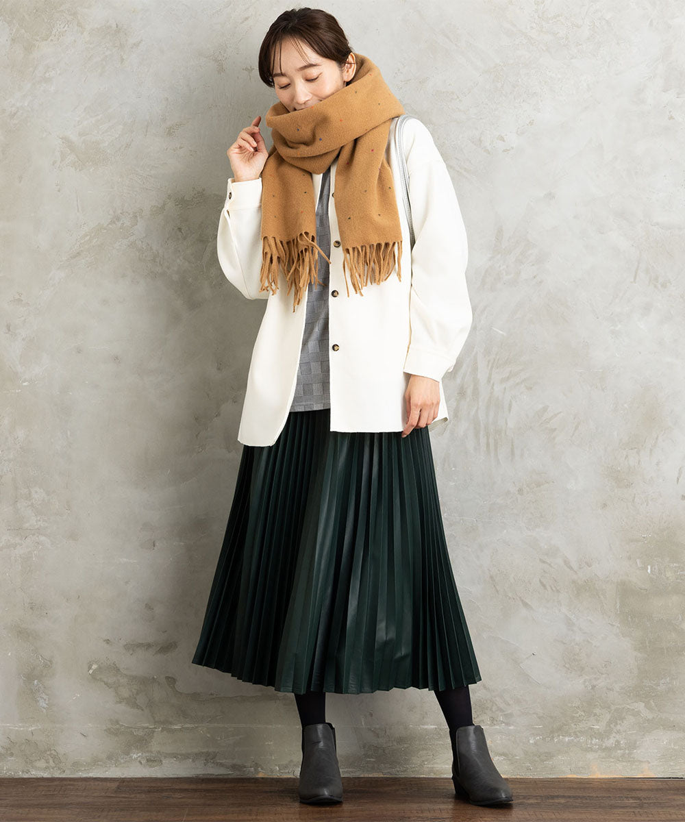 FONTLAB ライトメルトンシャツジャケット