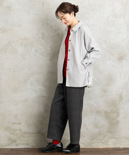 FONTLAB ライトメルトンシャツジャケット