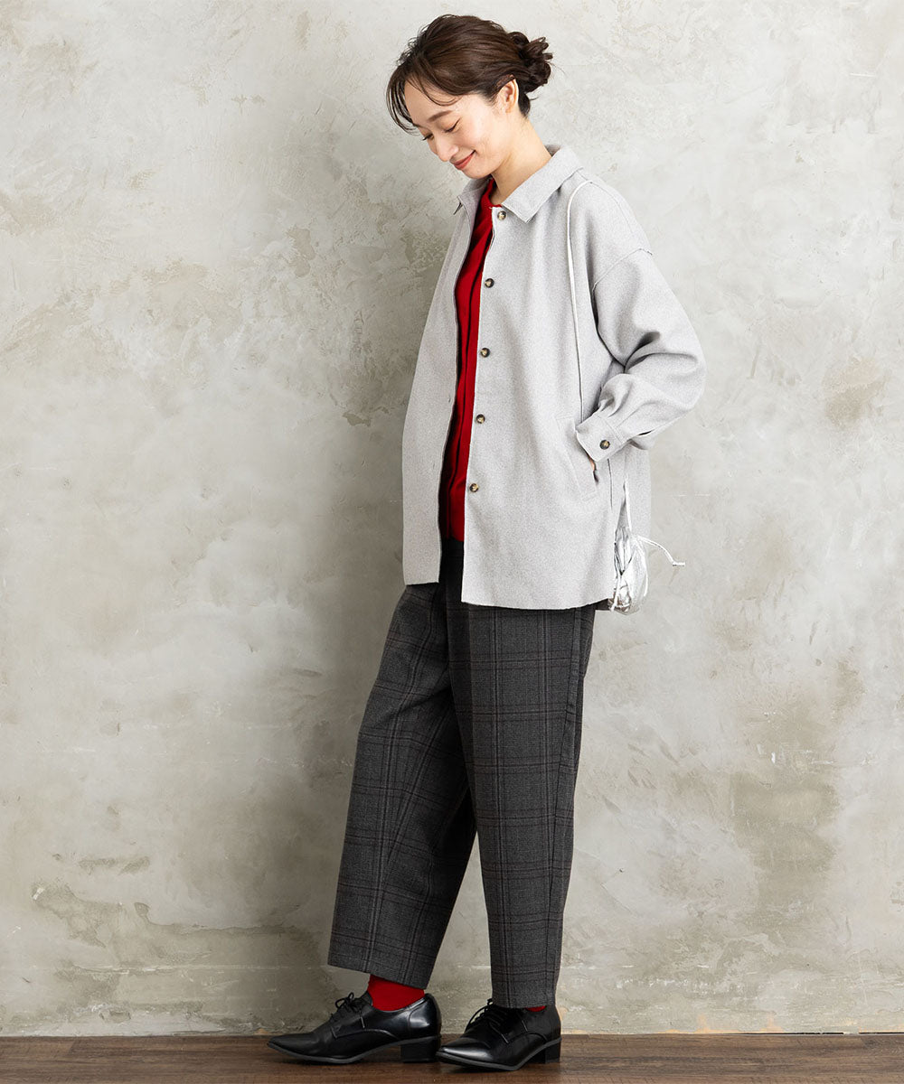 21号(6L～) FONTLAB ライトメルトンシャツジャケット