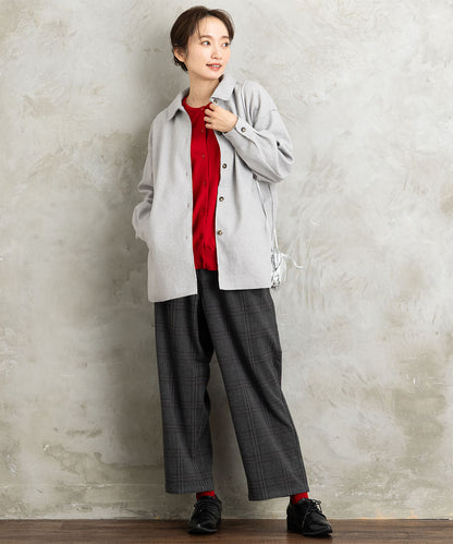 21号(6L～) FONTLAB ライトメルトンシャツジャケット