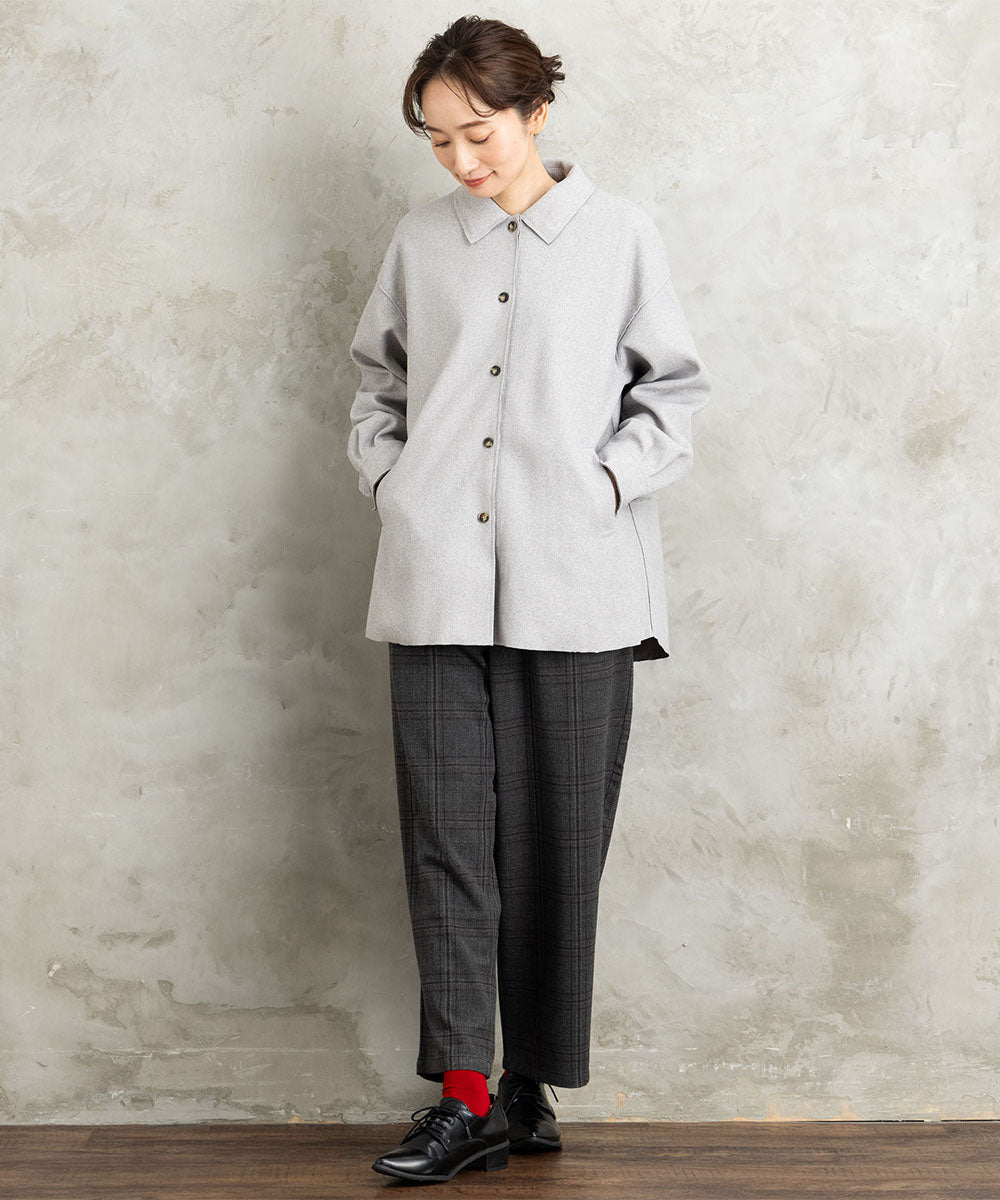 FONTLAB ライトメルトンシャツジャケット