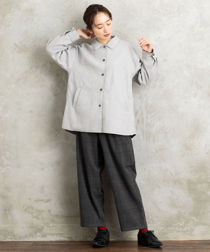 FONTLAB ライトメルトンシャツジャケット