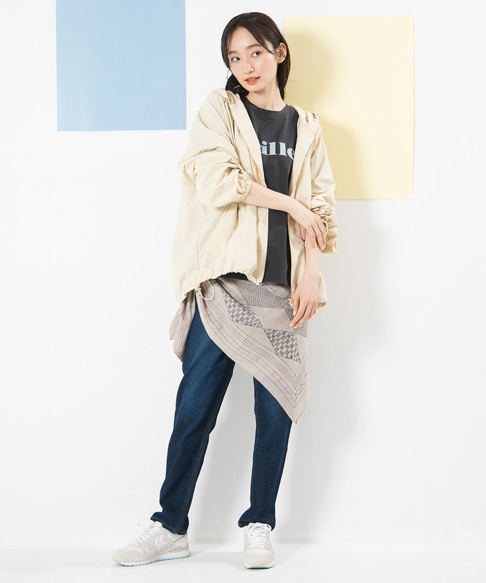 FONTLAB ナイロンタフタジップブルゾン