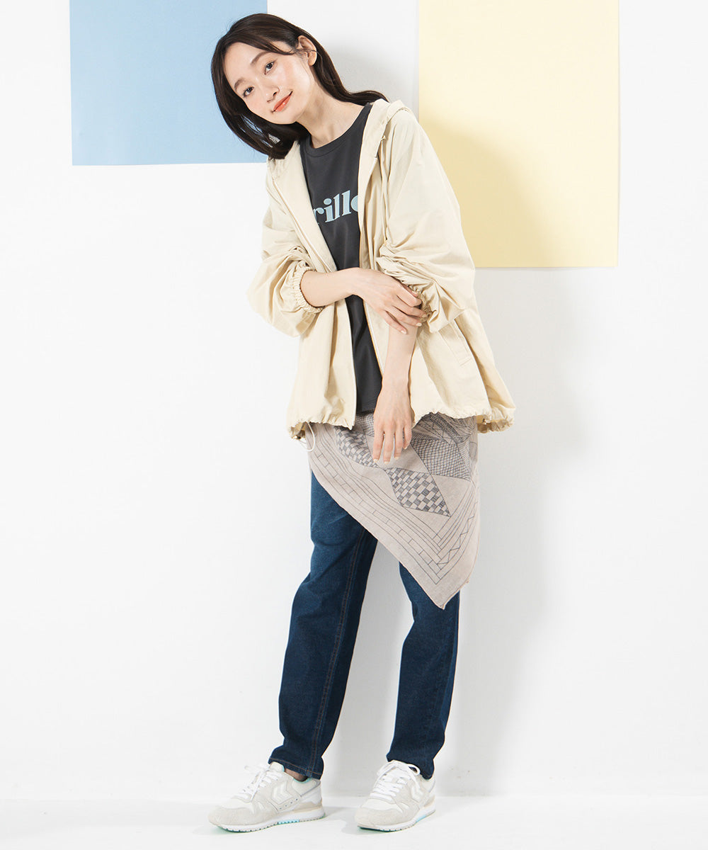 FONTLAB ナイロンタフタジップブルゾン