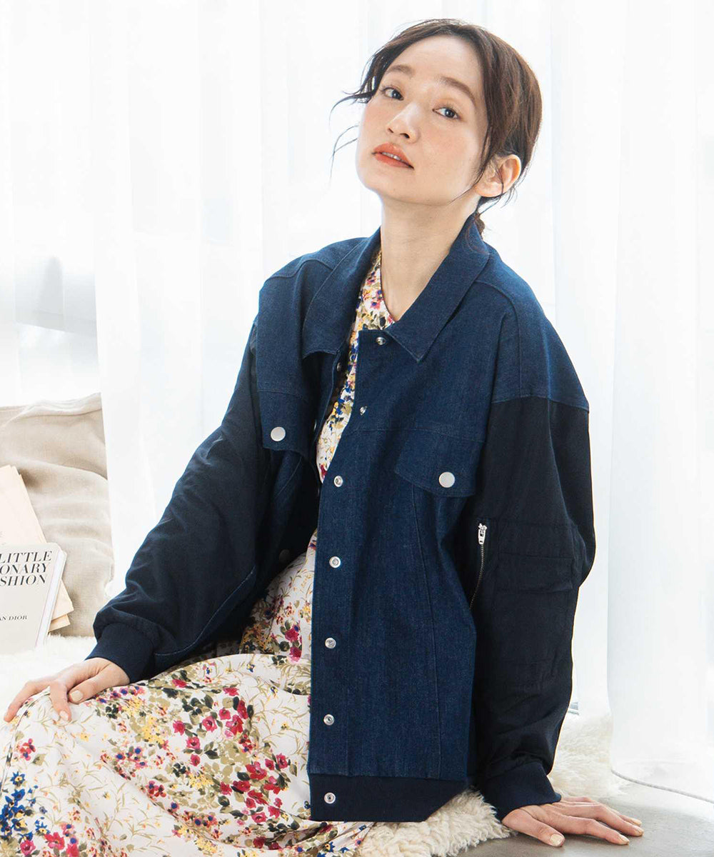 FONTLAB デニムコンビMA-1