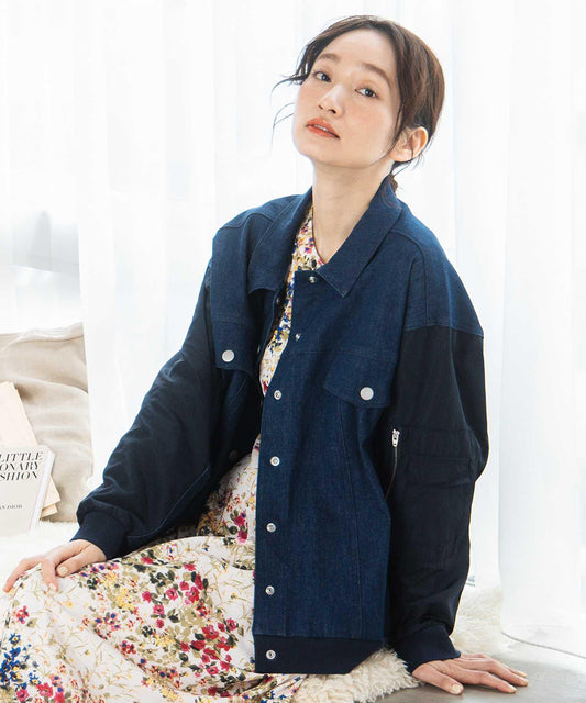 FONTLAB デニムコンビMA-1