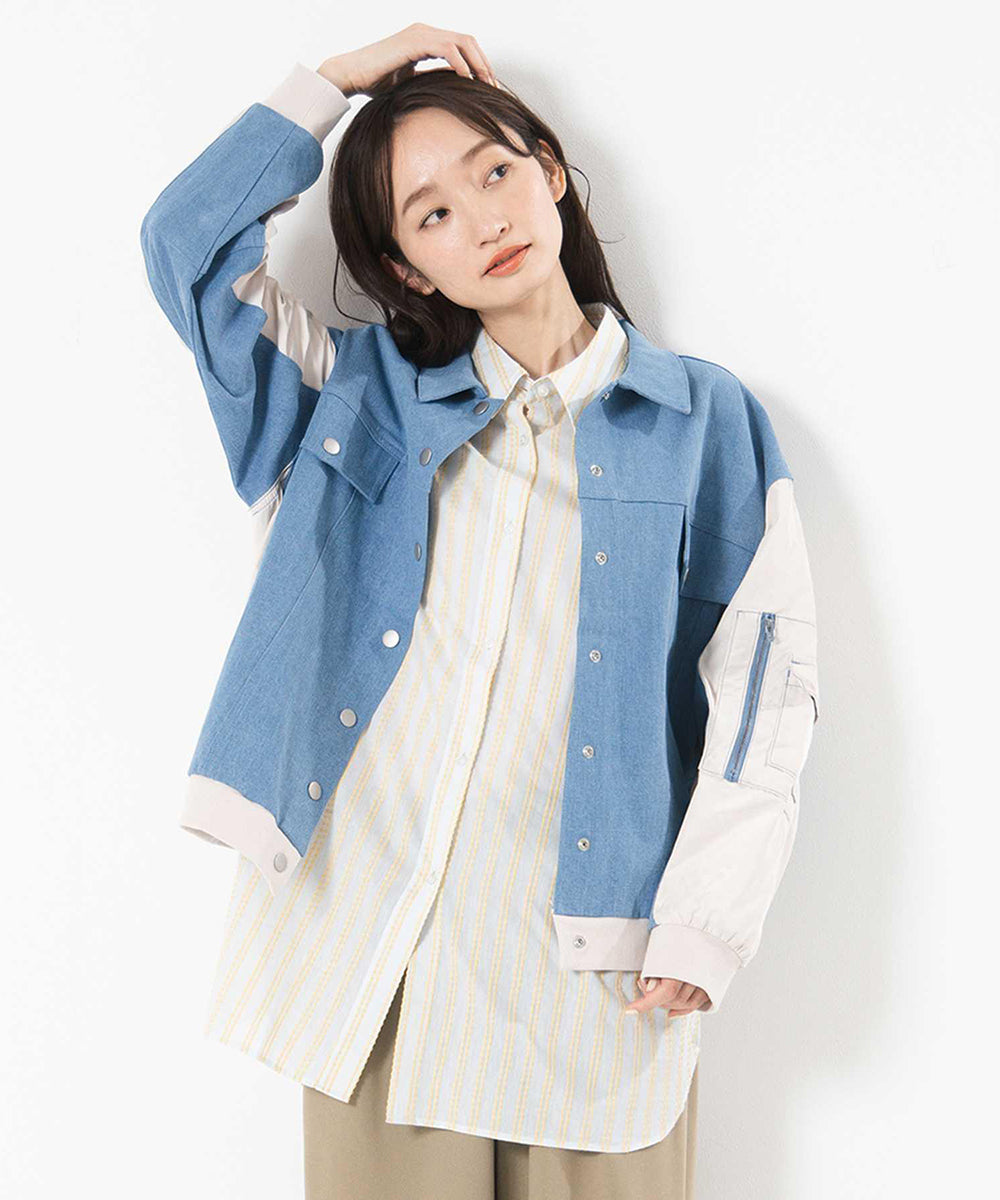 FONTLAB デニムコンビMA-1