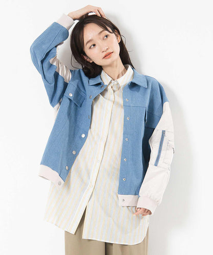 FONTLAB デニムコンビMA-1