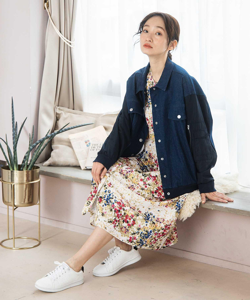 FONTLAB デニムコンビMA-1